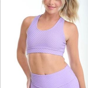 Booty By Brabants Croco Skin Bra Purple Sky (RARE)